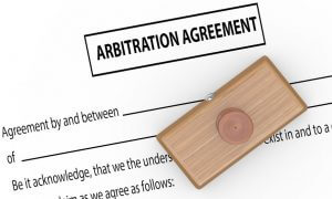 An Arbitration Agreement form