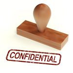14044082 - confidential rubber stamp shows private correspondence