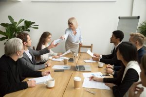 group of lawyers meeting